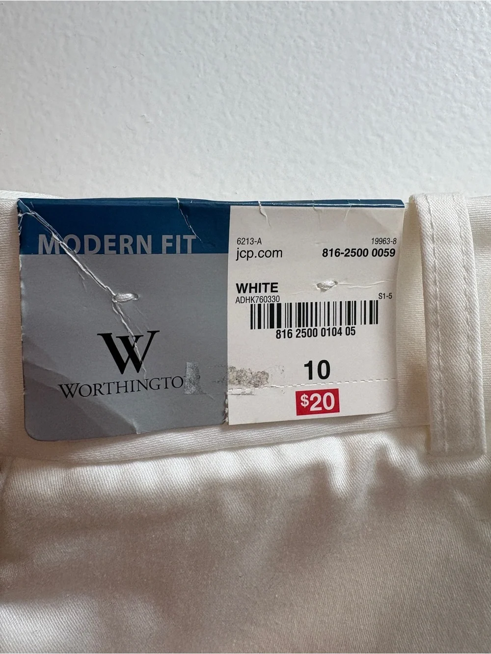 Worthington crisp white